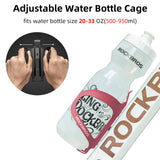 ROCKBROS Lightweight Alloy Aluminum Bike Water Bottle Cage - Secure Hold Bicycle Bottle Bracket