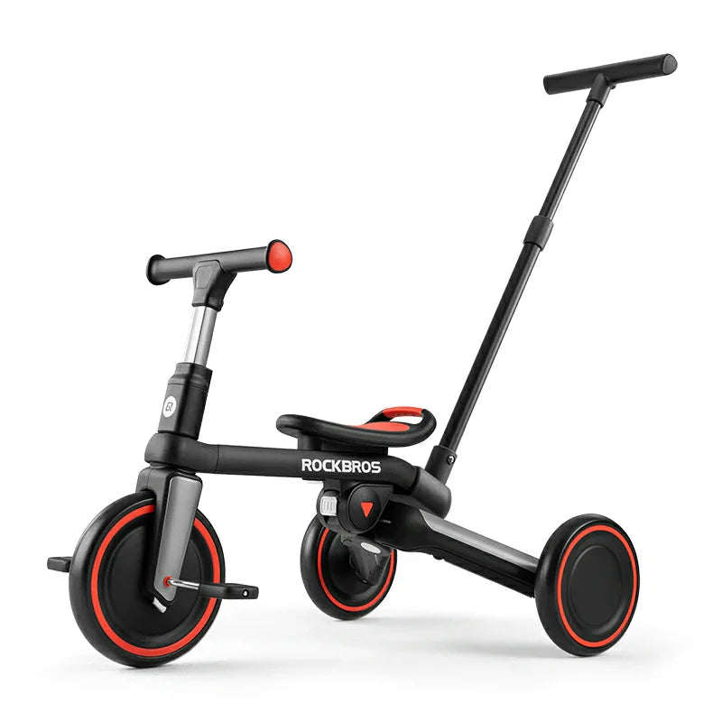 Kids 3 in 1 Tricycle Adjustable Seat Removable Pedals Toddler Ride On Bike