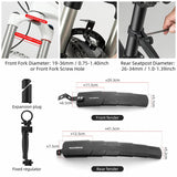 Retractable Front & Rear Bike Fender