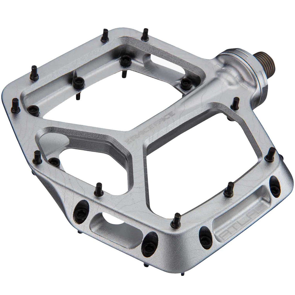 Atlas Platform Pedals, Silver