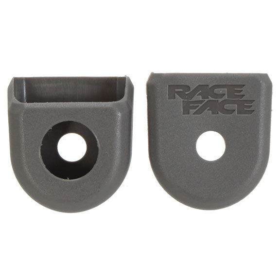 RaceFace Crank Boots: For Carbon Cranks 2-Pack Gray