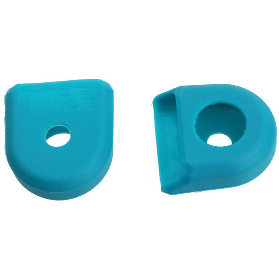 RaceFace Crank Boots: For Carbon Cranks 2-Pack Turquoise