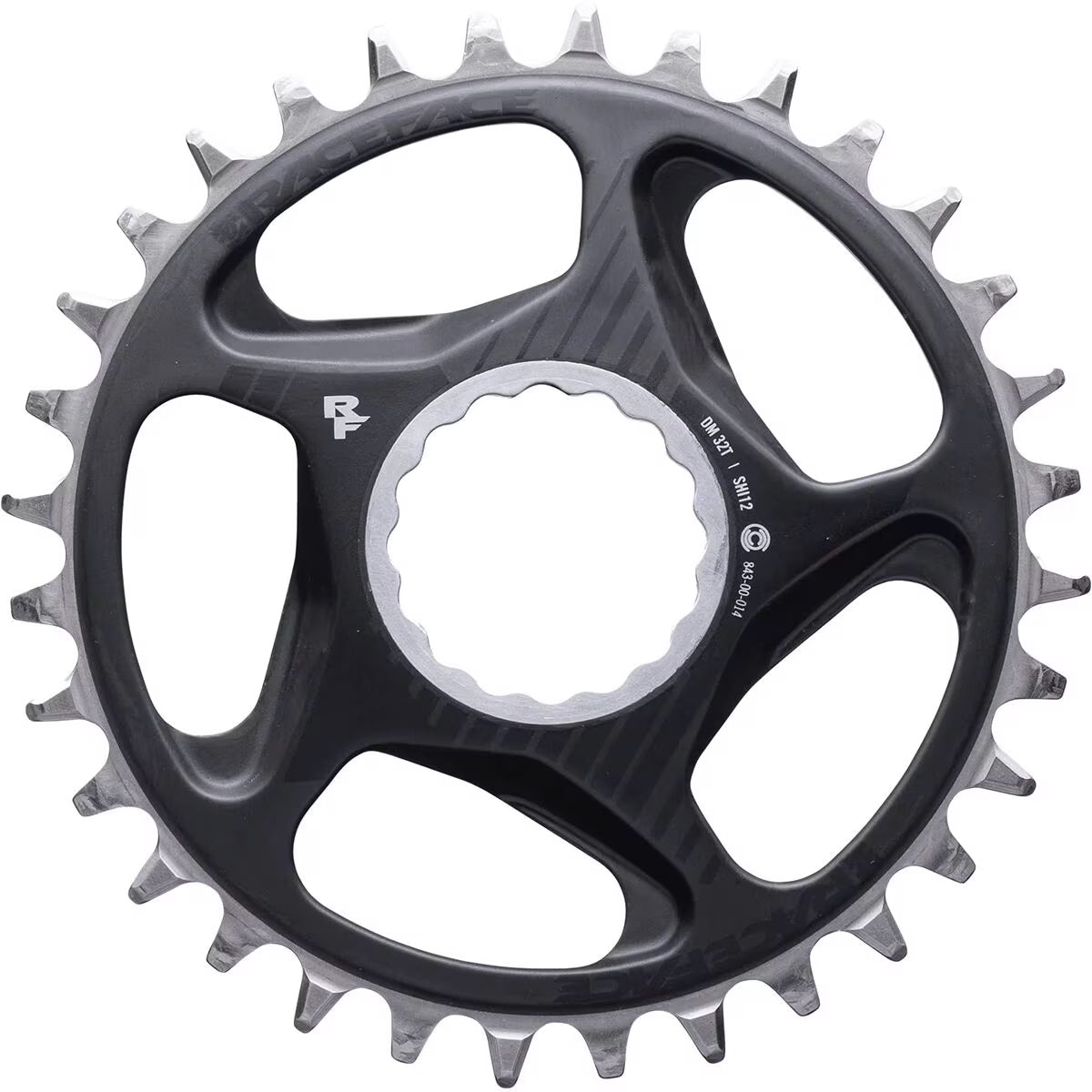 RaceFace ERA Direct Mount Chainring - 32t DM CINCH For Shimano 12-Speed HG+ Compatible Chain BLK