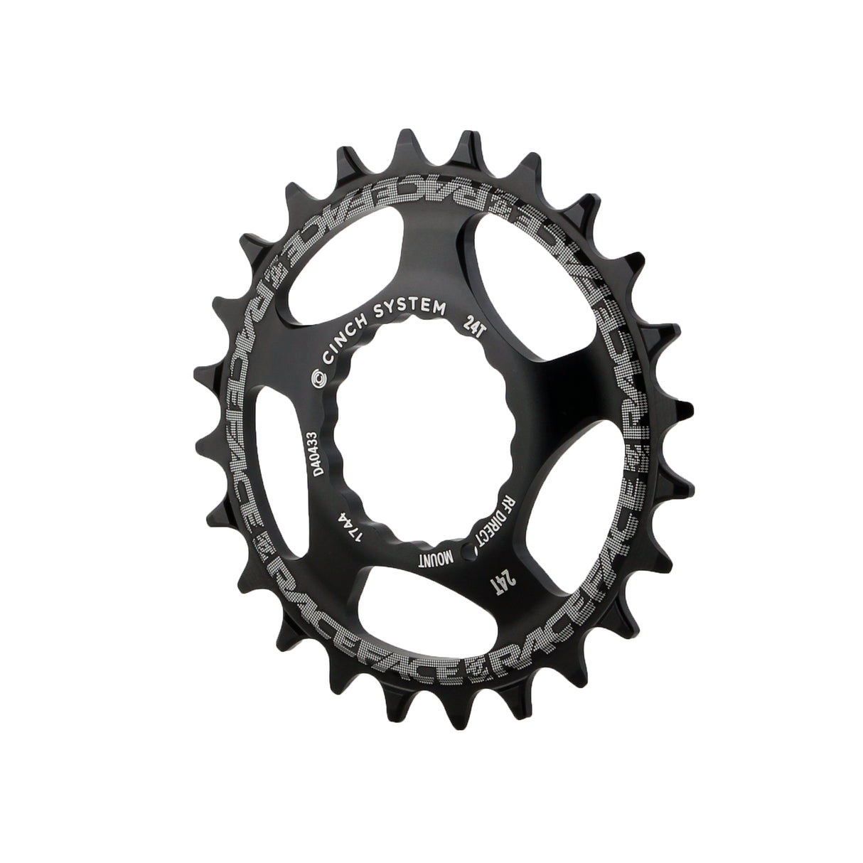 Cinch Direct Mount Chainring, 24T, Black