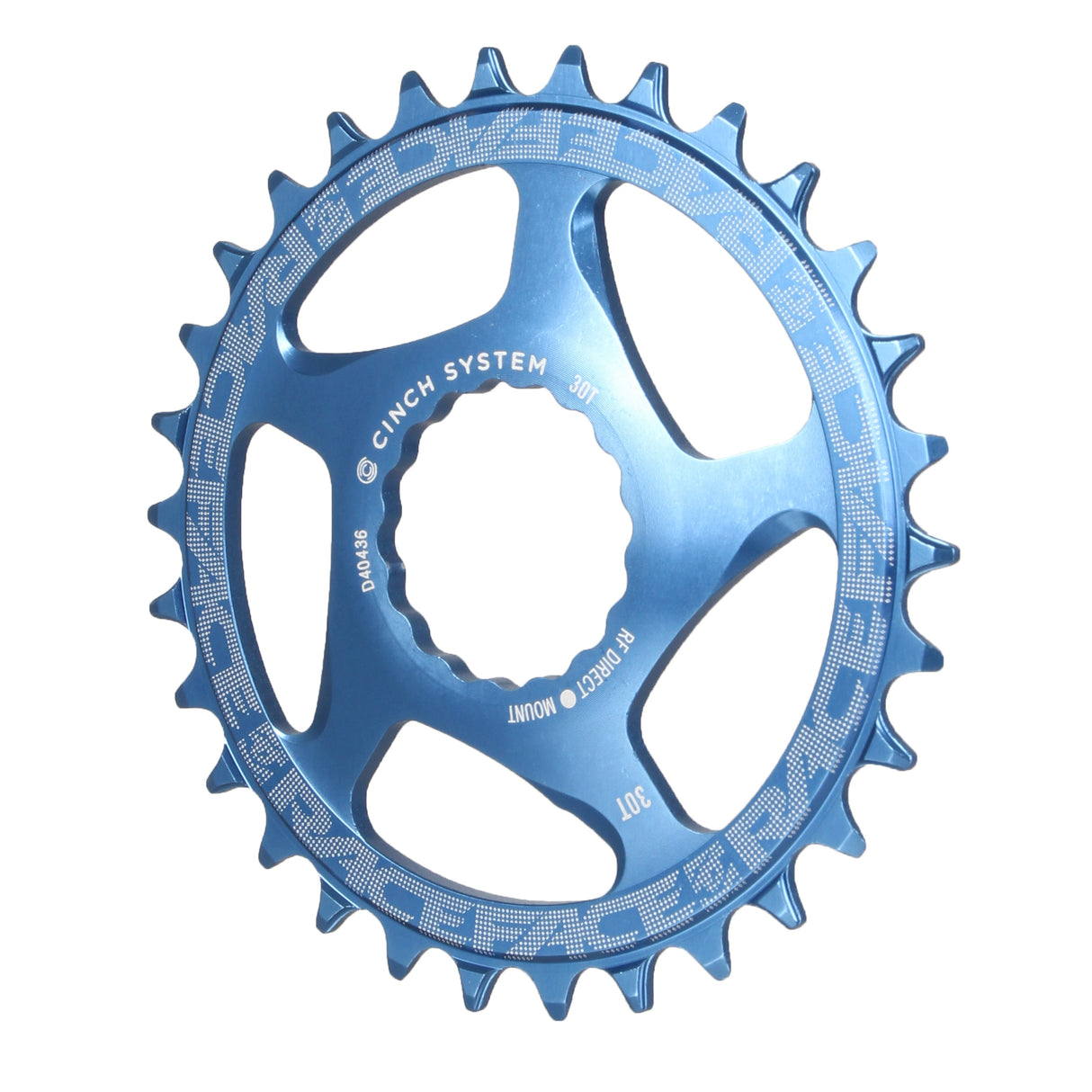 Cinch Direct Mount Chainring, 30T, Blue