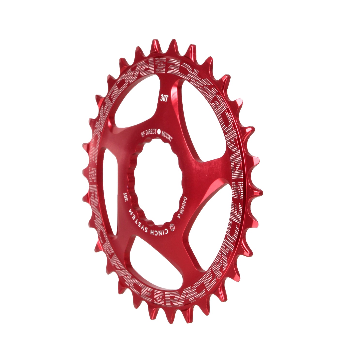 RaceFace Narrow Wide Chainring: Direct Mount CINCH 30t Red