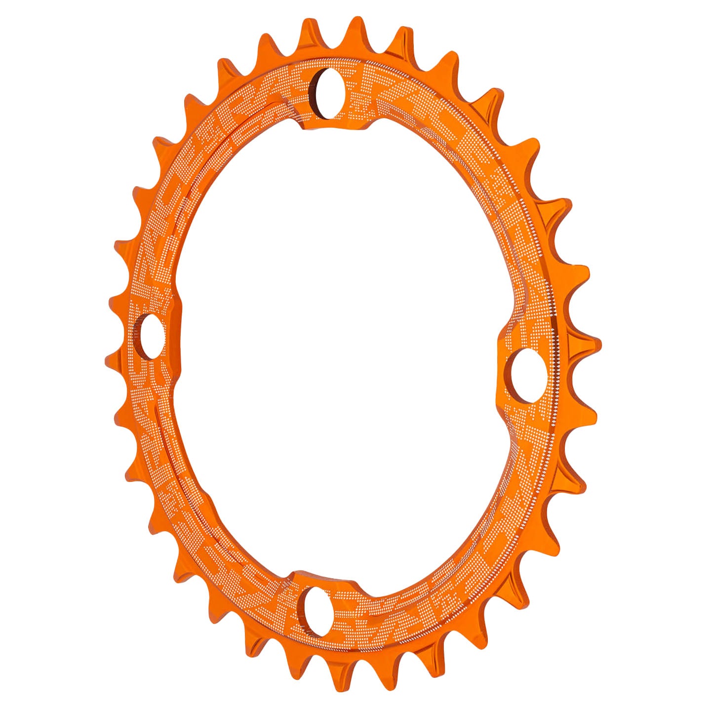 RaceFace 1x Narrow Wide Chainring - 30t 104 BCD 10-12-Speed 7075 Aluminum Orange