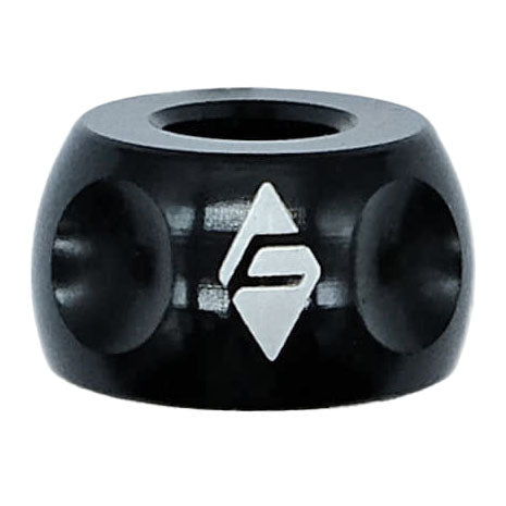 Alloy Presta Valve Locknut w/O-Ring, Black