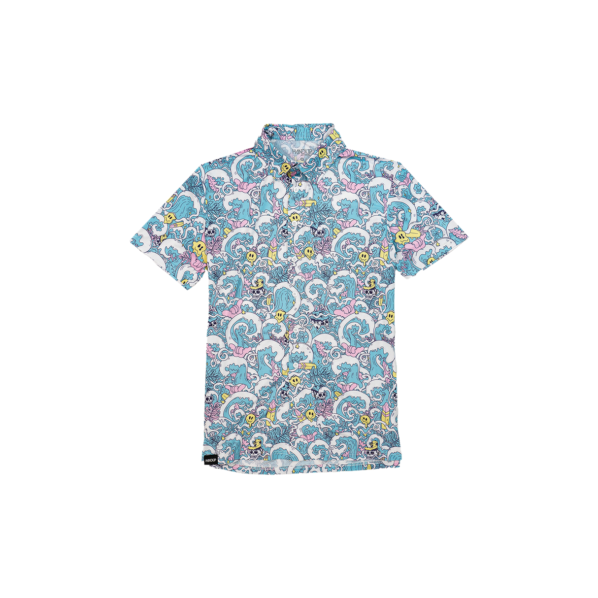 Youth FlexGRID Button Up - Ride the Wave