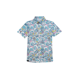 Youth FlexGRID Button Up - Ride the Wave