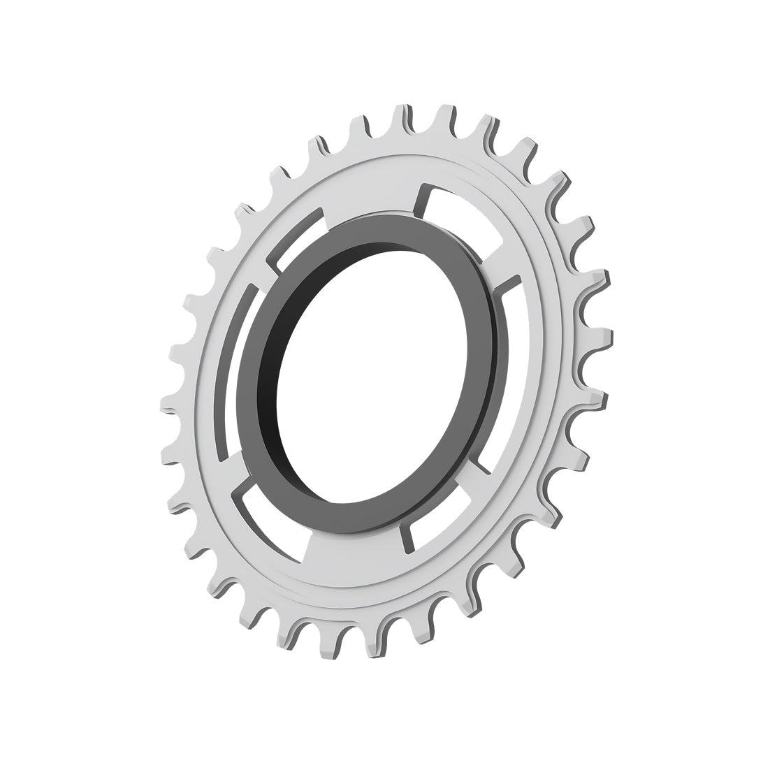 Chain Damper Chainring, 32t, Silver