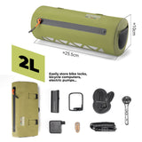 Road-to-Sky Bike Handlebar Bag 100% Waterproof 2L