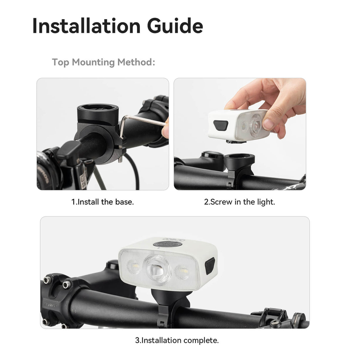 QC 1200LM Rechargeable Bike Headlight