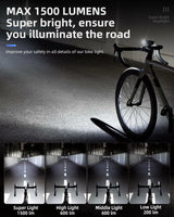 RHL1500 Bike Light