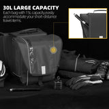 ROCKBROS 30L Bike Rear Rack Panniers Bags for Bicycles Waterproof