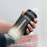 Bike Water Bottle with Soft-Touch Grip & Pull-Top Lid - 600/750ml