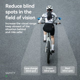 Adjustable Handlebar Bike Rearview Mirror Mirror with Anti-Glare Glass