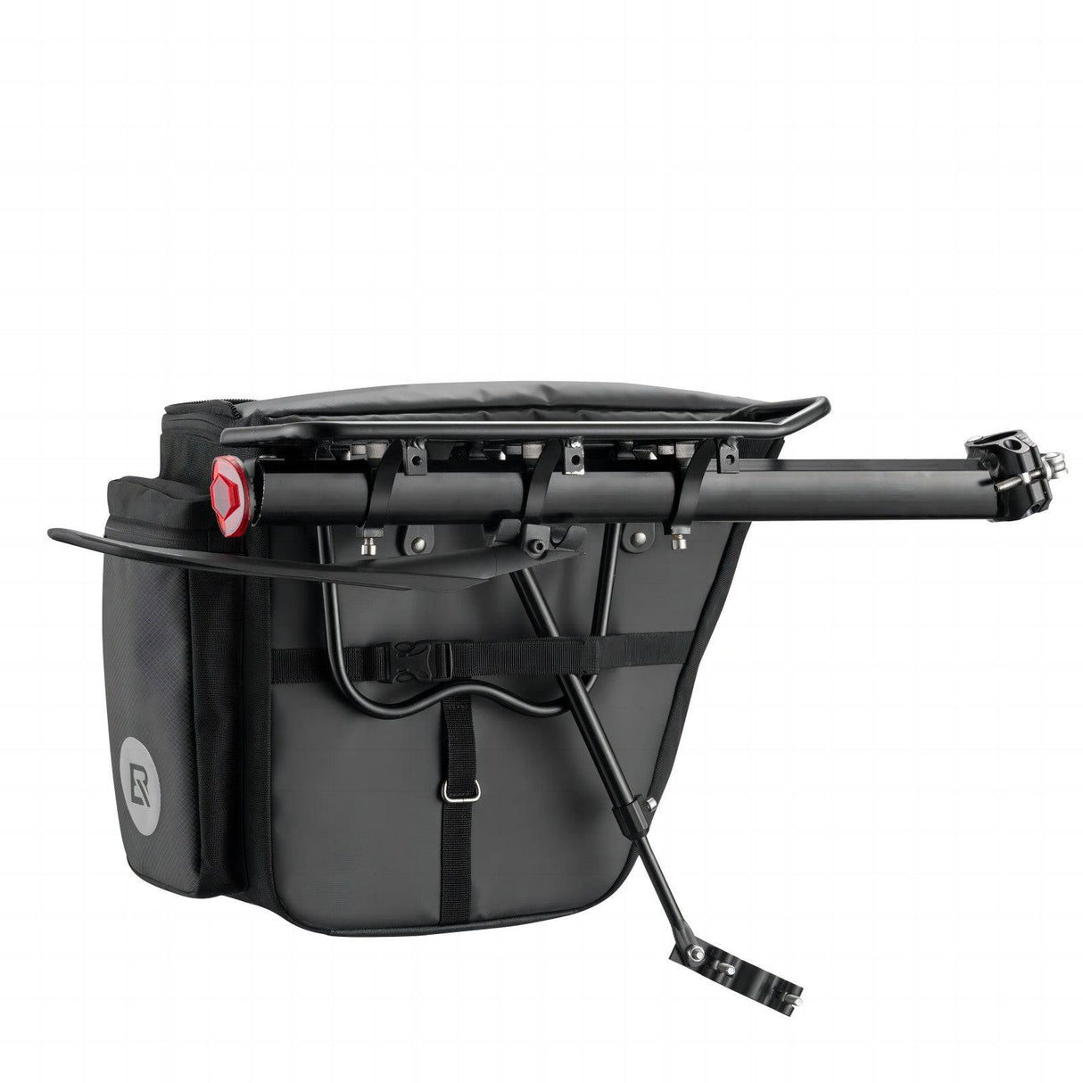 Rear Bicycle Cargo Rack with Mudguard Tool-Free Quick Install
