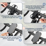 Bike Phone Mount Silicone Quick-Release