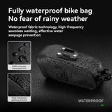 ROCKBROS Bike Saddle Bag Waterproof with Brake Sensor Tail Light