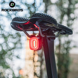Q2S Smart Bike Tail Light Brake Sensing Bicycle Rear Lights