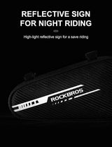 ROCKBROS Bike Triangle Bag Storage Bag Bicycle Frame Pouch Bag