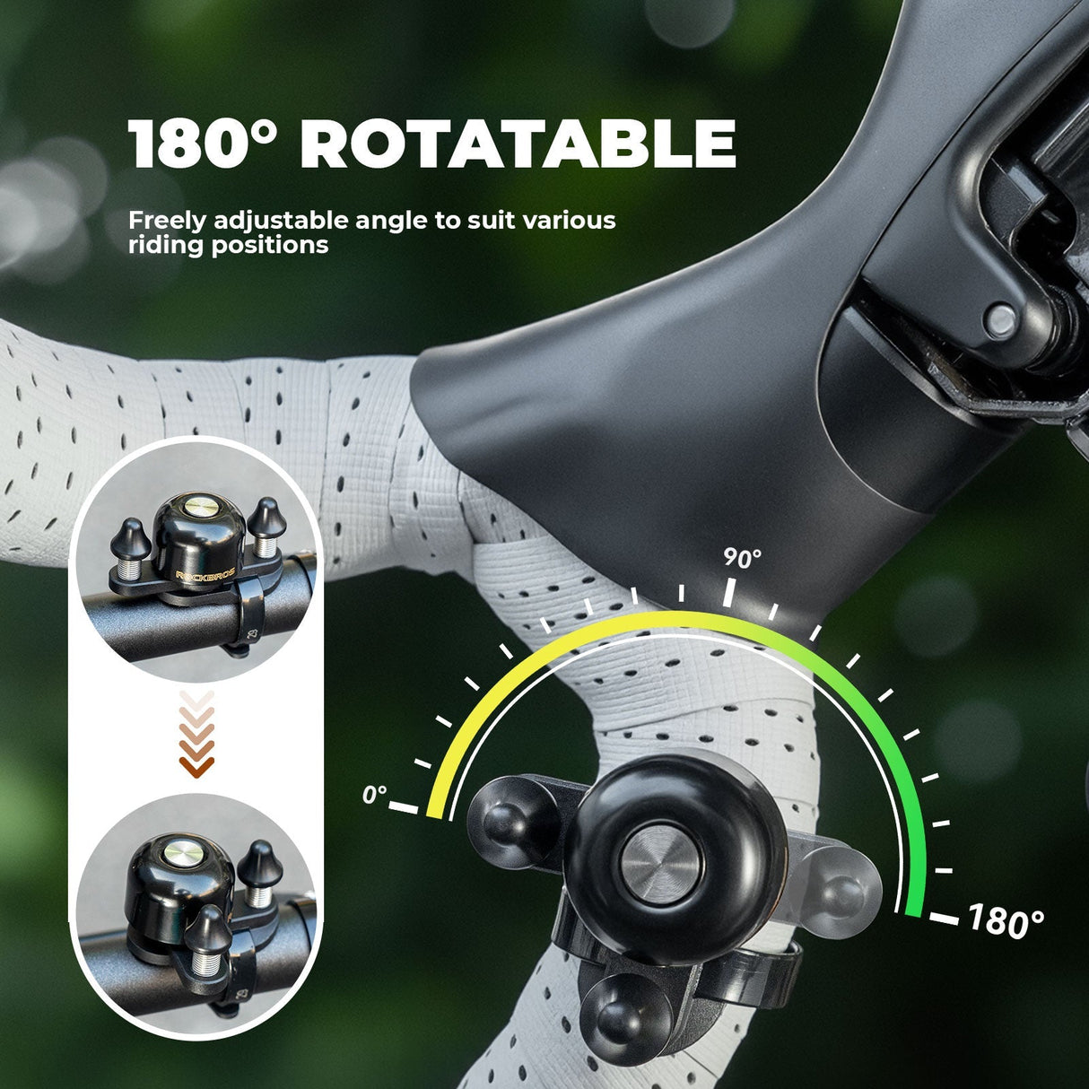 ROCKBROS Dual Hammer Bike Bell