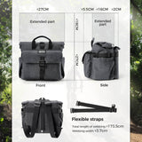 ROCKBROS Folding Bike Handlebar Bag Backpack - H46