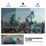 Half Frame Photochromic Cycling Sunglasses - SP337