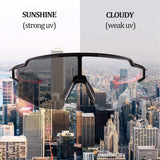 Half-Frame Photochromic Sports Sunglasses (UV400)