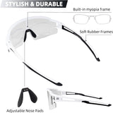 Half-Frame Photochromic Sports Sunglasses (UV400)
