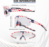 Half-Frame Photochromic Sports Sunglasses (UV400)