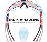 Half-Frame Photochromic Sports Sunglasses (UV400)