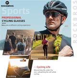 Half-Frame Photochromic Sports Sunglasses (UV400)