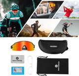 Half-Frame Photochromic Sports Sunglasses (UV400)