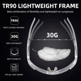 Half-Frame Photochromic Sports Sunglasses (UV400)