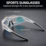 Half-Frame Photochromic Sports Sunglasses (UV400)