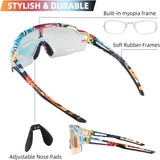 Half-Frame Photochromic Sports Sunglasses (UV400)