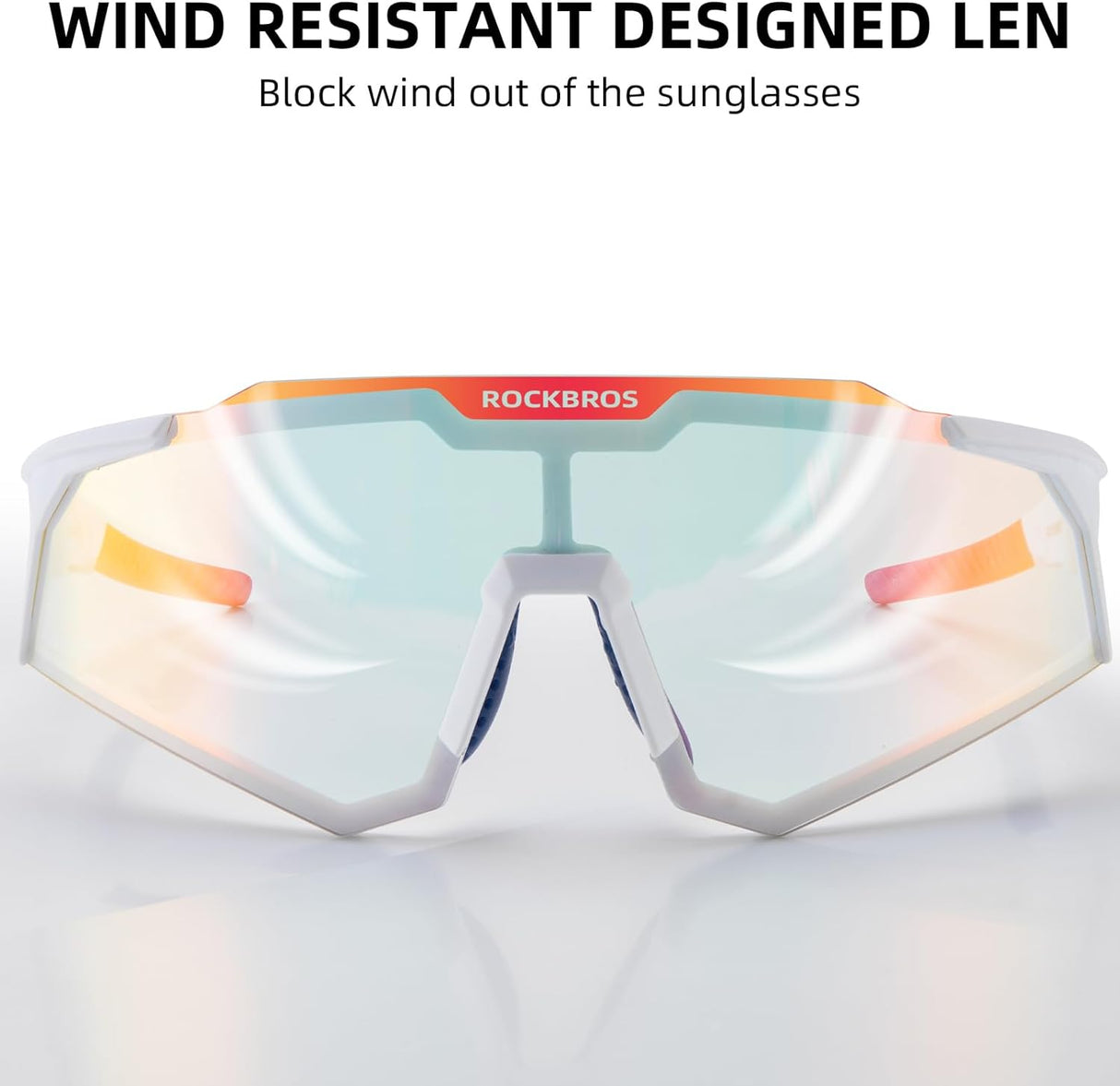 Half-Frame Photochromic Sports Sunglasses (UV400)