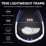 Half-Frame Photochromic Sports Sunglasses (UV400)