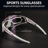 Half-Frame Photochromic Sports Sunglasses (UV400)