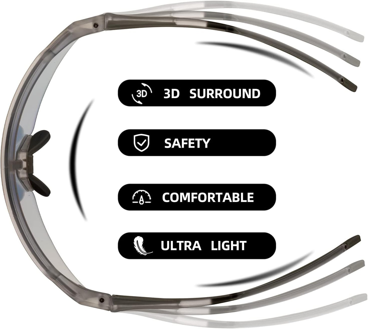 Half-Frame Photochromic Sports Sunglasses (UV400)