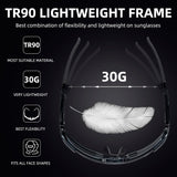 Half-Frame Photochromic Sports Sunglasses (UV400)
