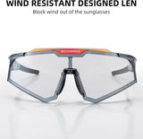 Half-Frame Photochromic Sports Sunglasses (UV400)
