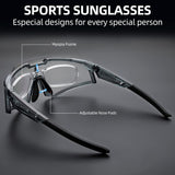 Half-Frame Photochromic Sports Sunglasses (UV400)