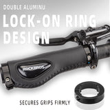 Bike Handle Grips Ergonomics Design Soft Gel Dual Lock