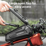 Hard-Shell Top Tube Bike Phone Bag