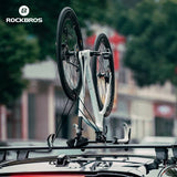 ROCKBROS Inverted Roof Bike Rack for Cars Quick-Release Straps and Clamps