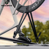 ROCKBROS Inverted Roof Bike Rack for Cars Quick-Release Straps and Clamps