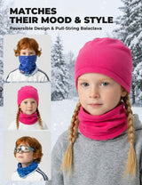 Kids Fleece Warm Face Cover & Neck Gaiter